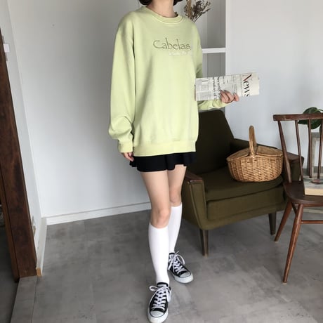 Vintage baby green logo sweat