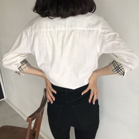 Vintage burberry check shirt