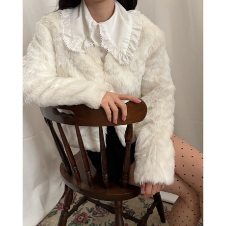 Vintage short fur coat