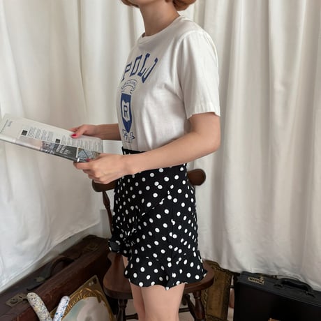 Used polo print design T-shirt