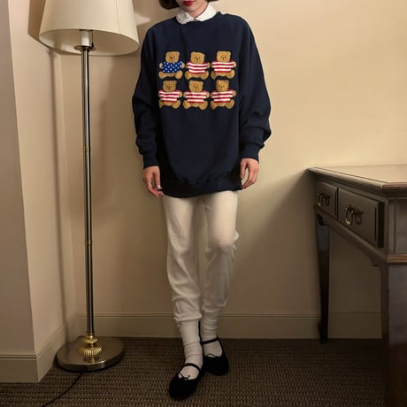 Vintage American bear print sweat