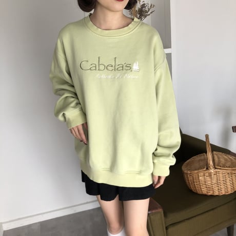 Vintage baby green logo sweat