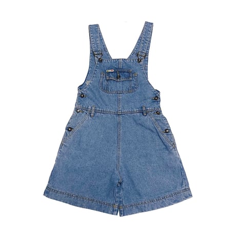 Denim mini overalls