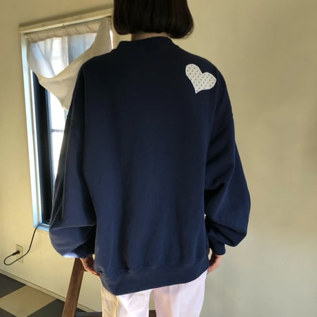 Vintage lovely heart wappen sweat