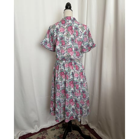 Vintage floral pattern one-piece