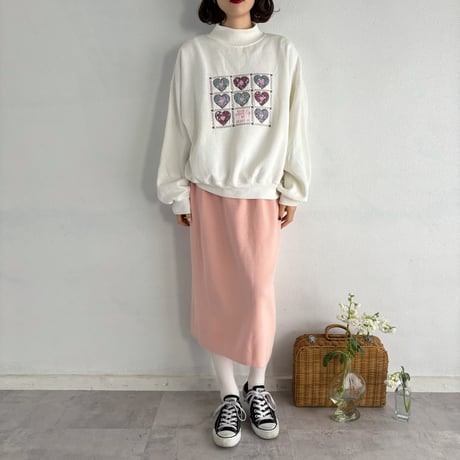Vintage heart girly wappen sweat