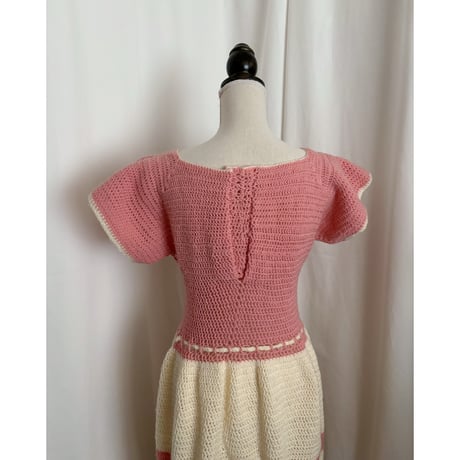 Vintage knit one-piece