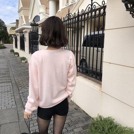 Baby pink cardigan