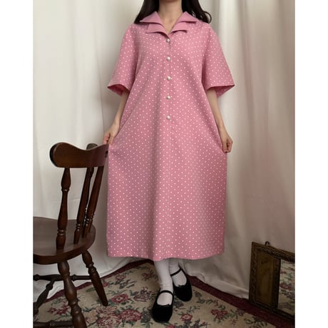 Vintage strawberry milk dot one-piece