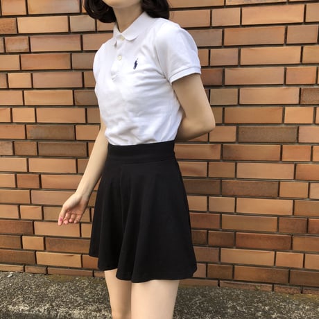 【Used polo shirt】vanilla