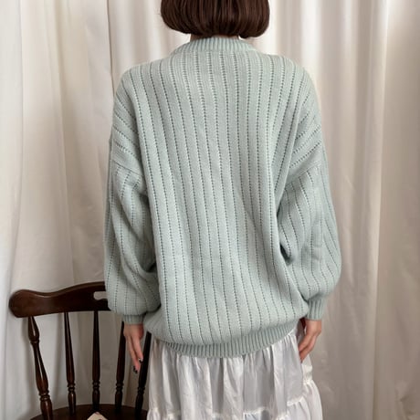 Vintage baby mint cardigan