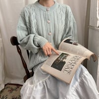 Vintage baby mint cardigan