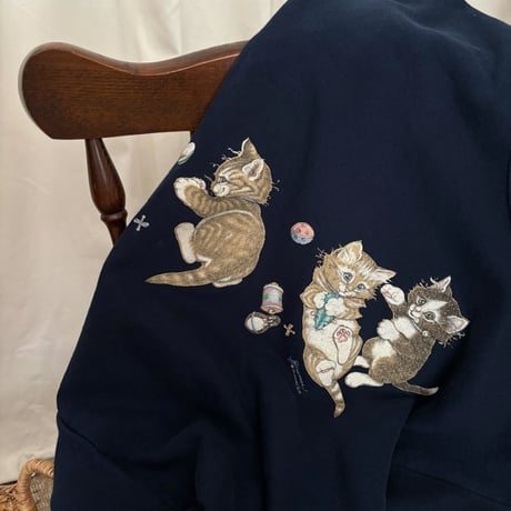 Vintage girly kittens sweat