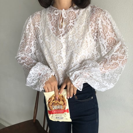 Vintage rose lace tops