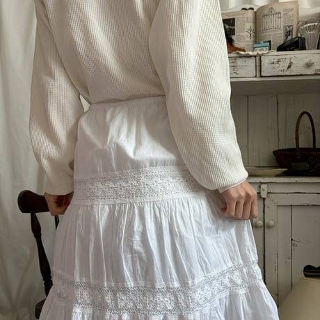 Vintage mini lace thermal tops