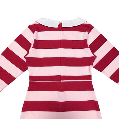 Classical girl stripe one-piece