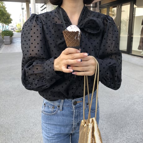 Gold mini hand bag