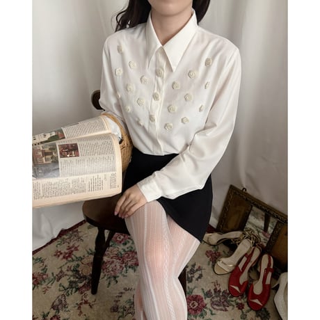 Vintage rose design shirt