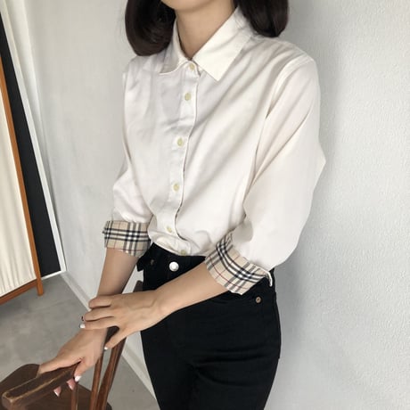 Vintage burberry check shirt