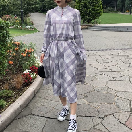 lovely check one-piece