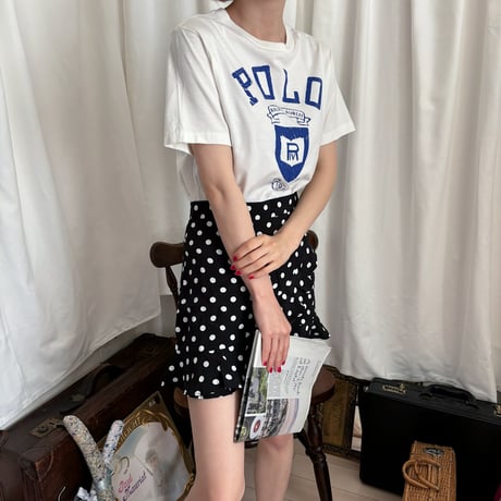 Used polo print design T-shirt