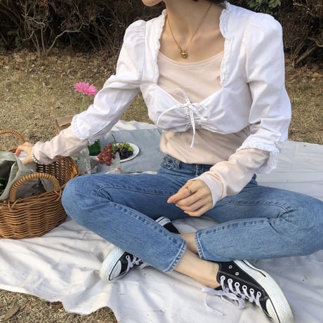long sleeve tyrol blouse