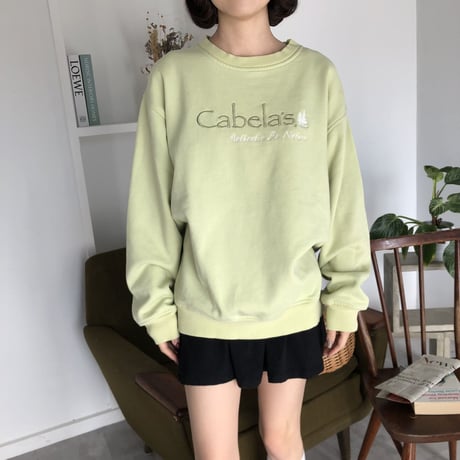Vintage baby green logo sweat
