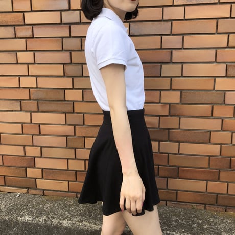 【Used polo shirt】vanilla