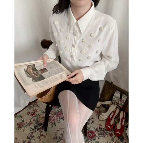 Vintage rose design shirt