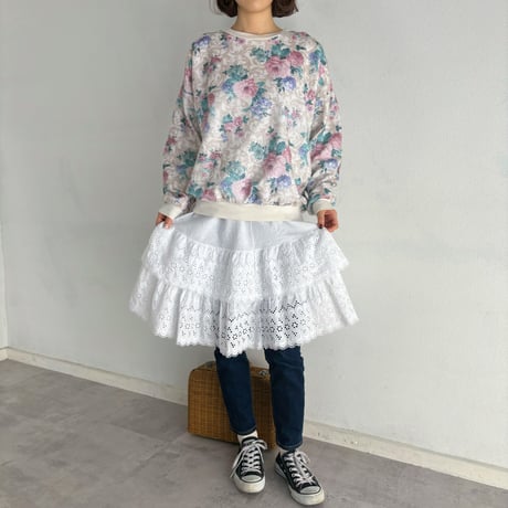 Vintage cotton frill skirt