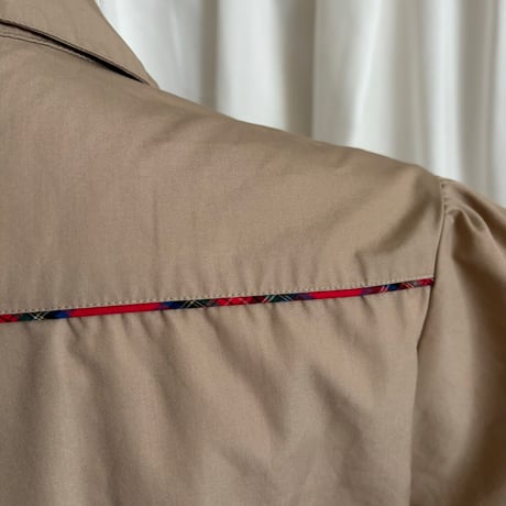 Vintage taran check line one-piece