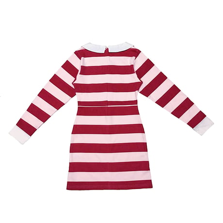 Classical girl stripe one-piece