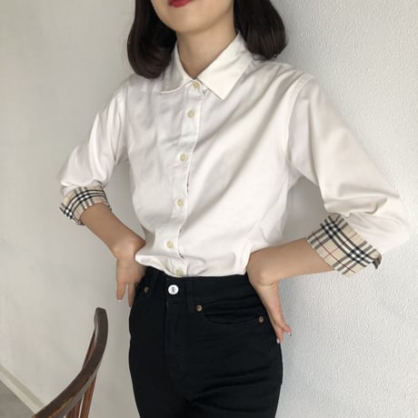 Vintage burberry check shirt