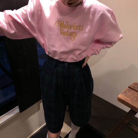 embroidery sweat pink