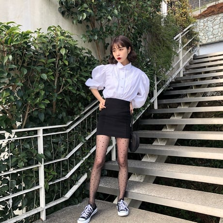 bouffant sleeve blouse