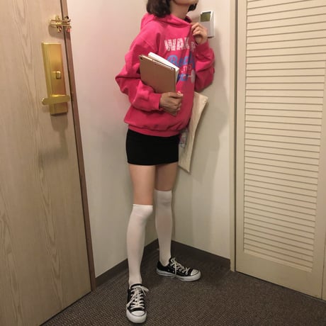 vivid pink hoodie