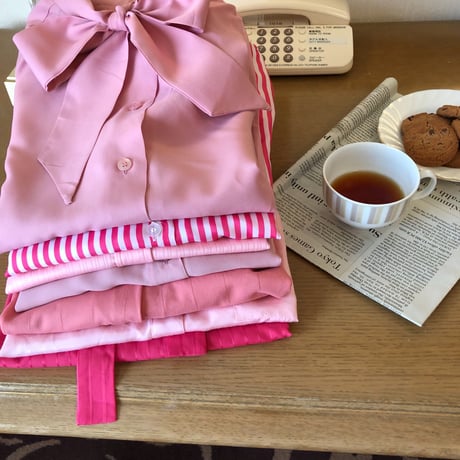 Berry pink frill blouse