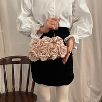Vintage rose chain bag