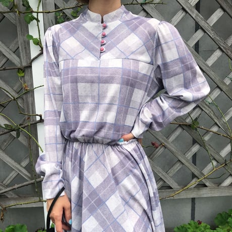 lovely check one-piece