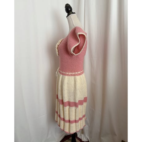 Vintage knit one-piece