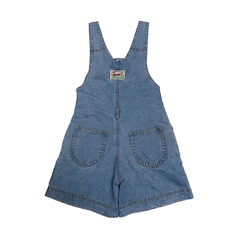 Denim mini overalls