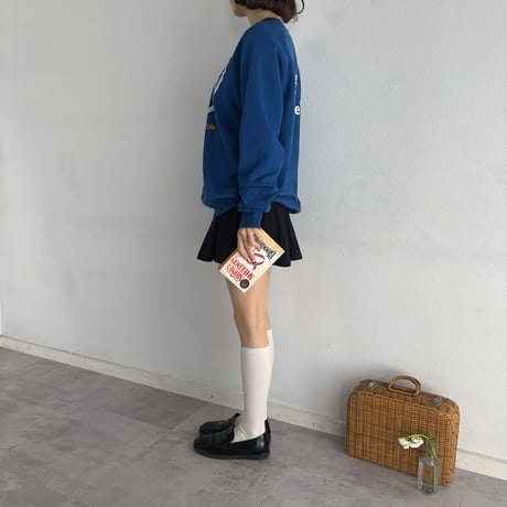 Vintage blue heart & back print sweat