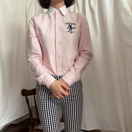 Used Polo baby pink embroidery shirt