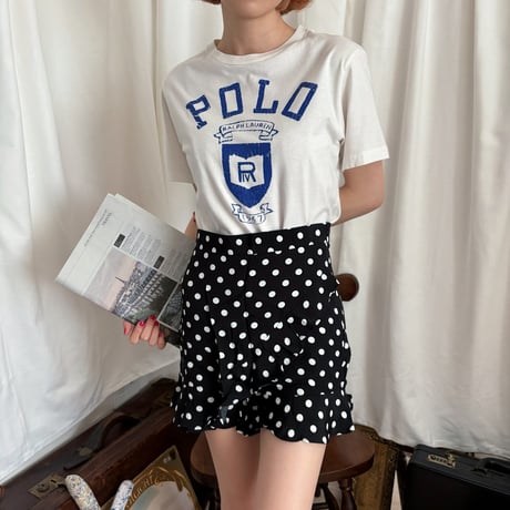 Used polo print design T-shirt