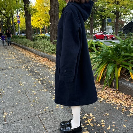 Vintage tartan check duffle coat