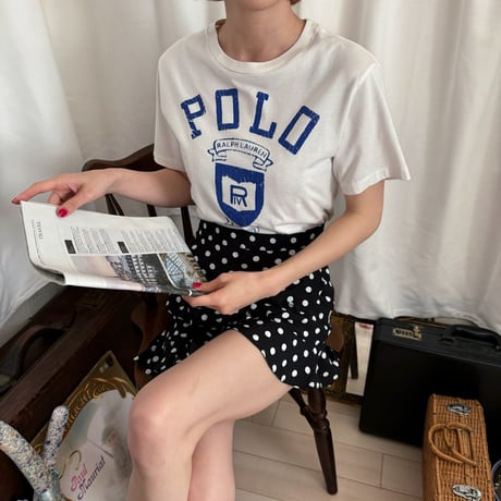 Used polo print design T-shirt