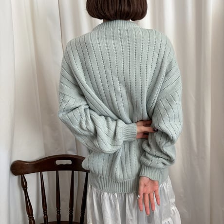 Vintage baby mint cardigan