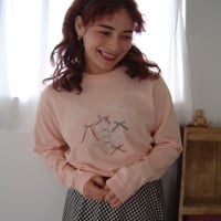 The ribbon T<girly pink>