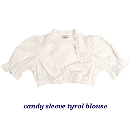 candy sleeve tyrol blouse