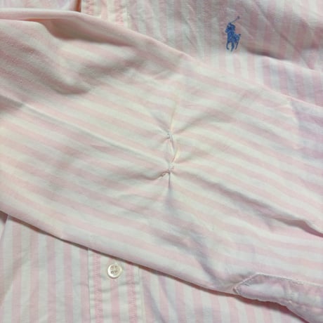 Ralph Lauren baby pink stripe shirt